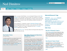 Tablet Screenshot of neddimitrov.org